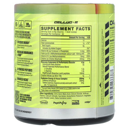 C4 / Cellucor, C4® Original, Pre-Workout, Watermelon, 9.4 oz (267 g)