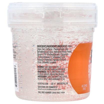 Eco Style, Styling Gel, Max Hold, All Hair Types, Krystal, 16 oz (454 g)