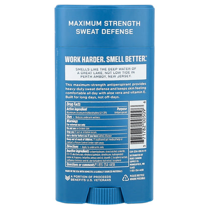 Duke Cannon Supply Co., Trench Warfare® Antiperspirant + Deodorant, Superior, Fresh Water + Citrus, 3 oz (85 g)