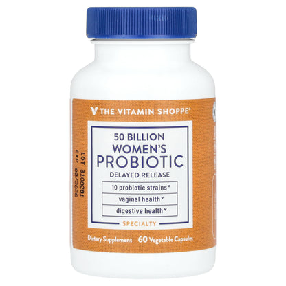 The Vitamin Shoppe, Women's Probiotic, 50 Billion , 60 Vegetable Capsules