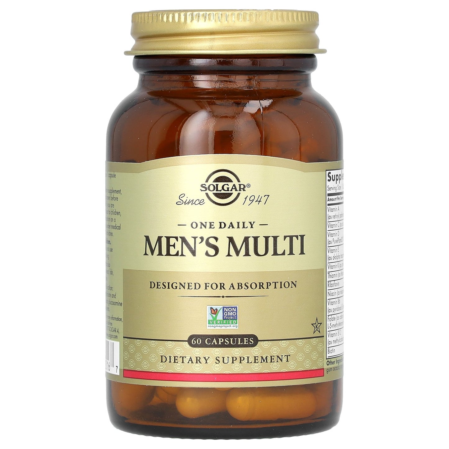 Solgar, One Daily Men's Multi, 60 Capsules