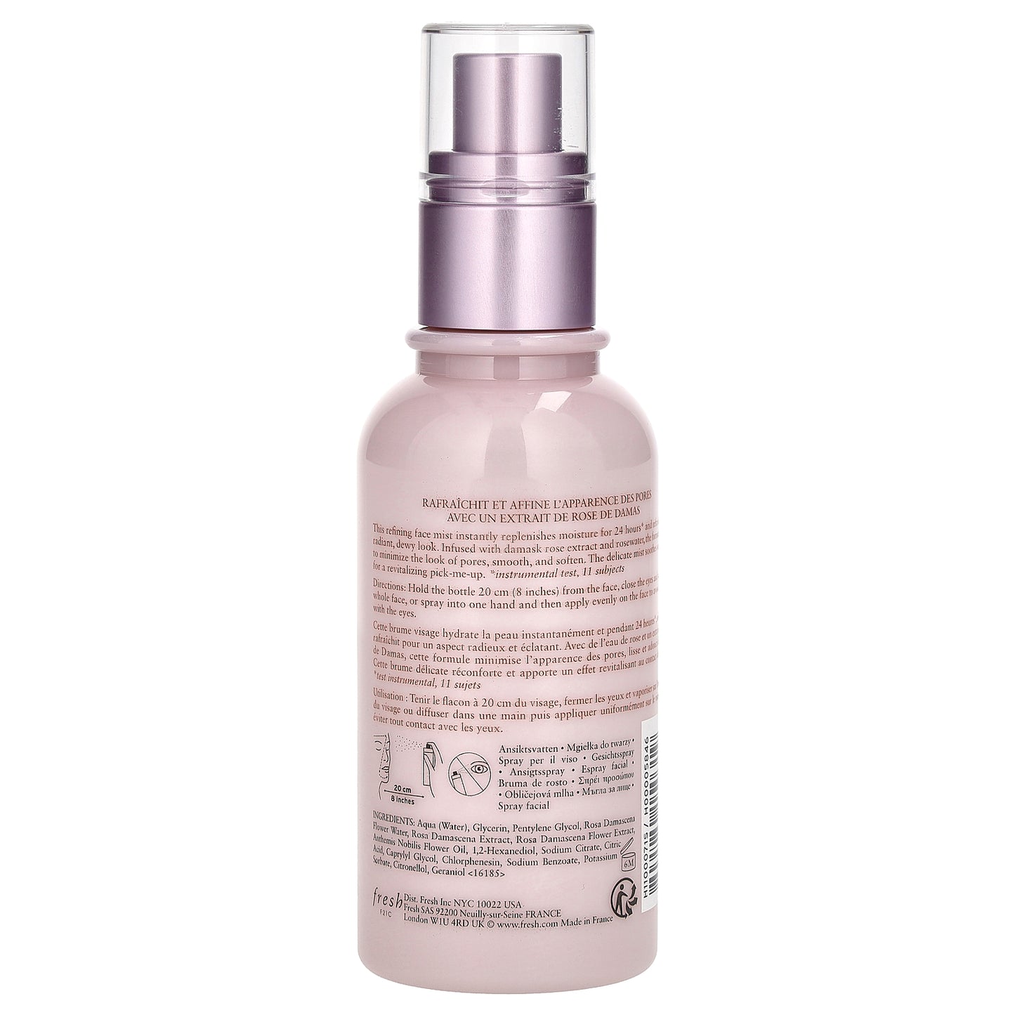 Fresh, Rose Instant Hydration Mist, 3.3 fl oz (100 ml)