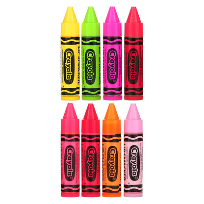 Lip Smacker, Crayola, Lip Balm, Party Pack, 8 Pack, 0.14 oz (4 g) Each
