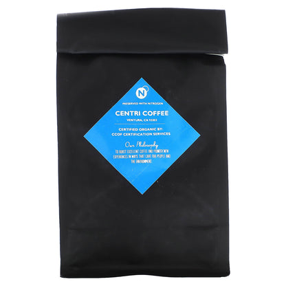 Centri Coffee, Organic Ethiopia, Blueberry + Floral, Whole Bean, Decaf, 12 oz (340 g)