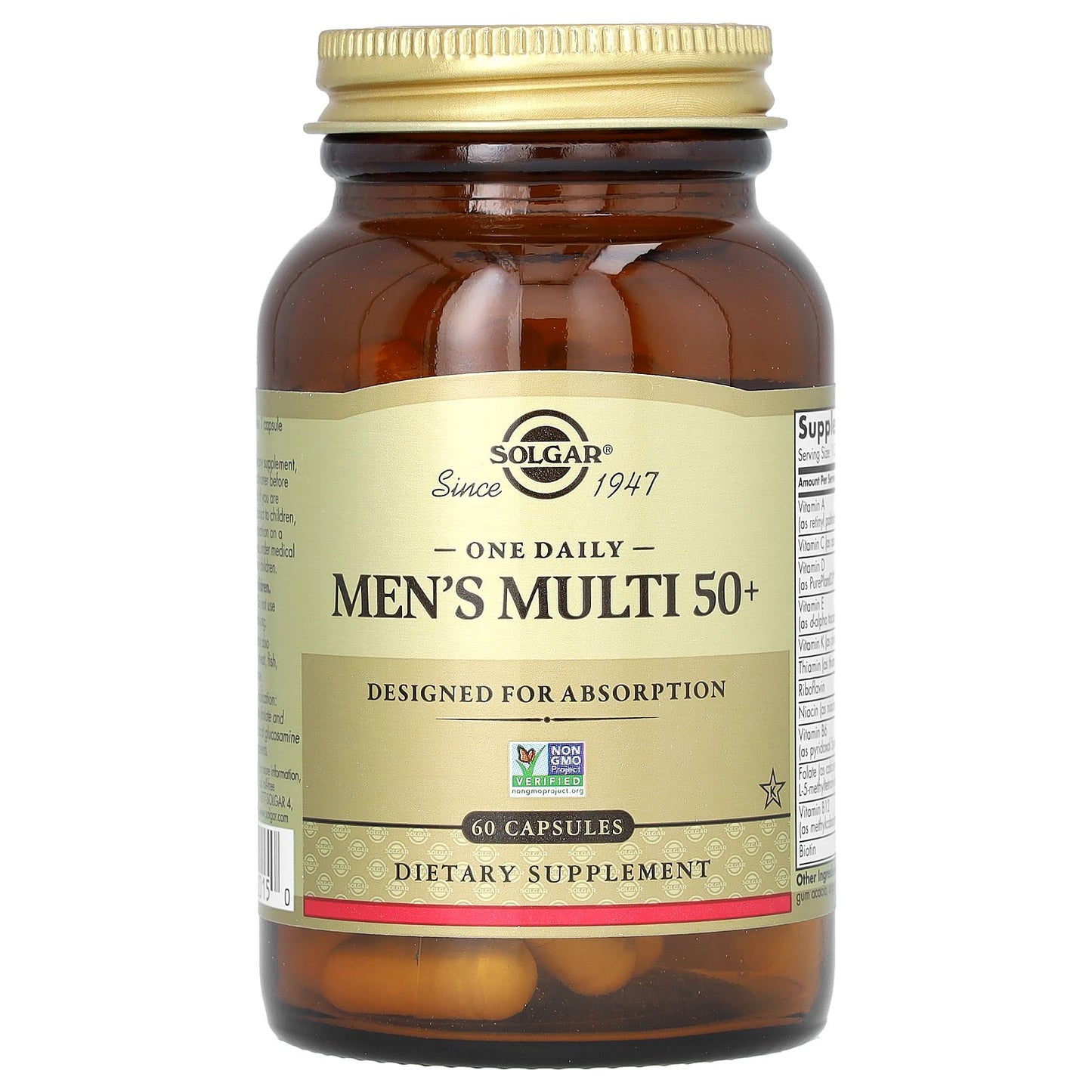 Solgar, One Daily Men's Multi 50+, 60 Capsules