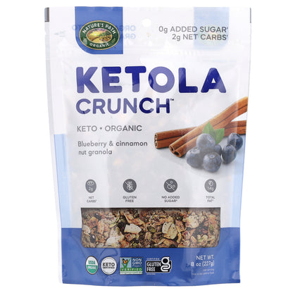 Nature's Path, Ketola Crunch™, Blueberry & Cinnamon Nut Granola, 8 oz (227 g)