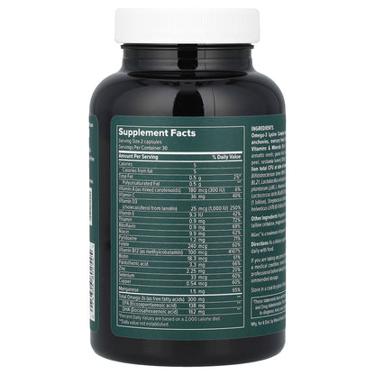 Vibrant Health, Trilogy™, Daily 3-in-1 Multi-Supplement , 60 Capsules