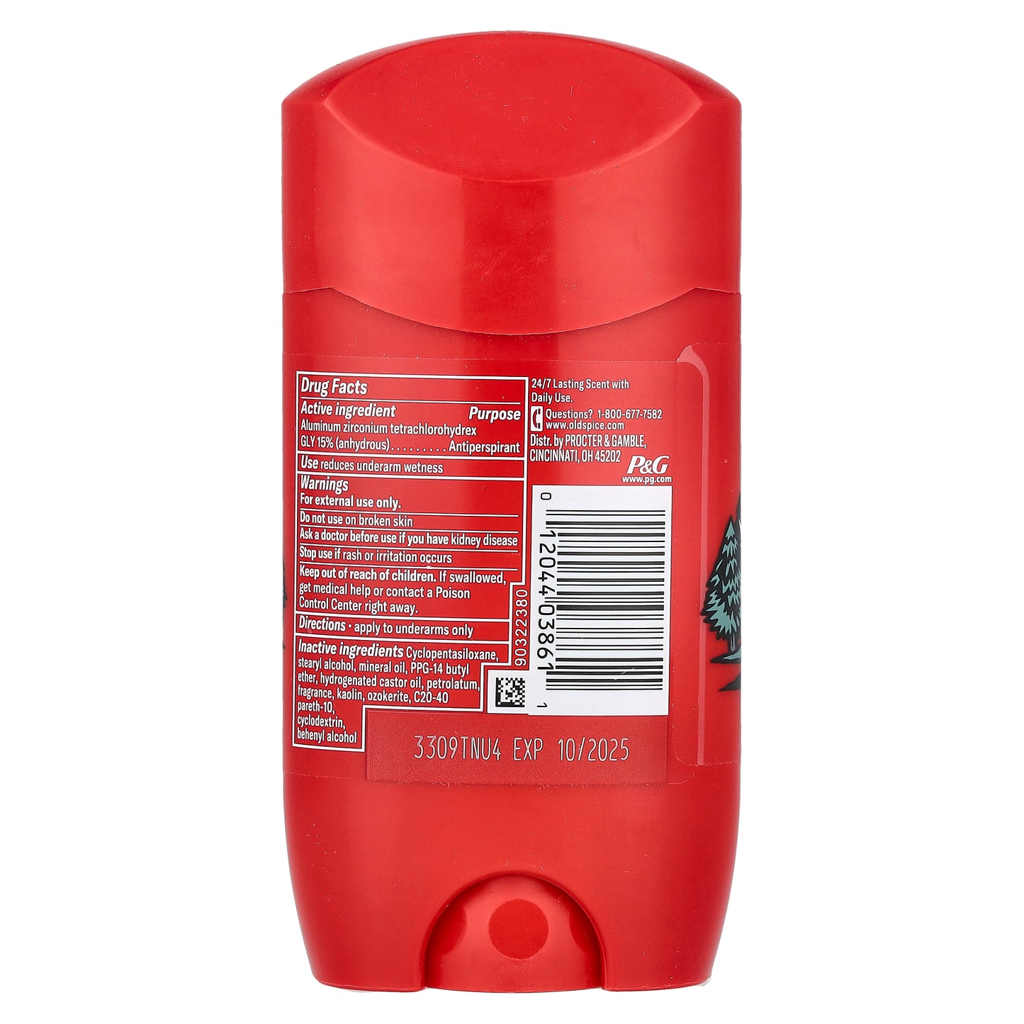 Old Spice, Antiperspirant & Deodorant, Wolfthorn, 2.6 oz (73 g)