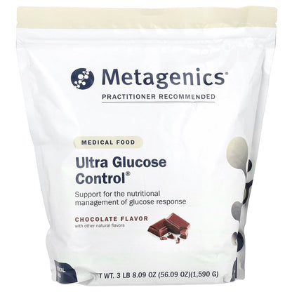 Metagenics, Ultra Glucose Control®, Medical Food, Chocolate, 56.09 oz (1,590 g)