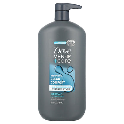 Dove, Men + Care, Body and Face Wash, Clean Comfort , 30 fl oz (887 ml)