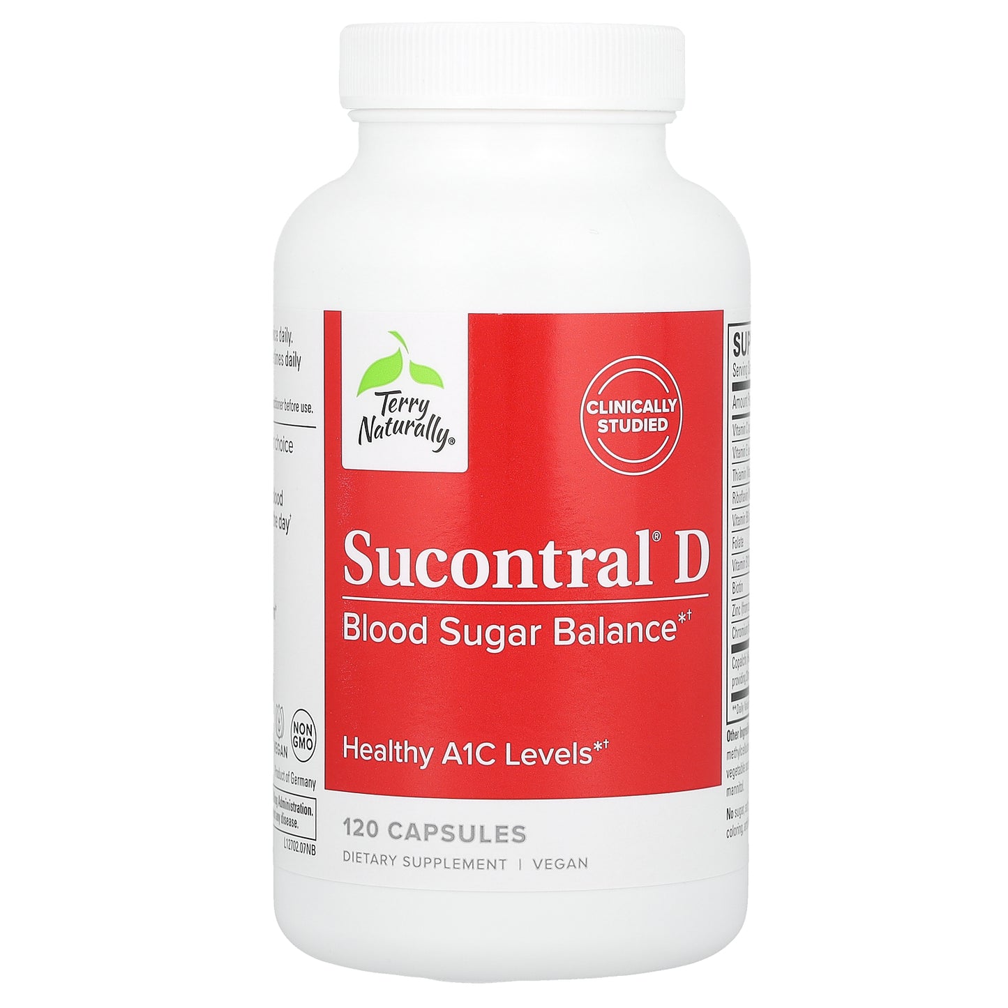 Terry Naturally, Sucontral D, 120 Capsules