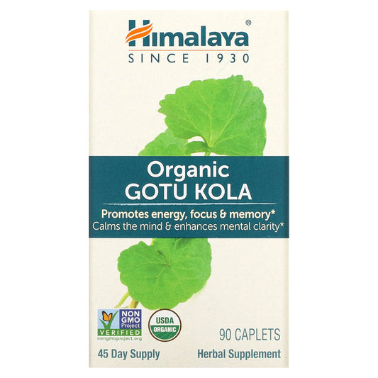 Himalaya, Organic Gotu Kola, 90 Caplets