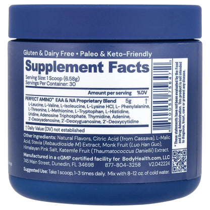 BodyHealth, Perfect Amino™, Mixed Berry , 6.96 oz (197.4 g)