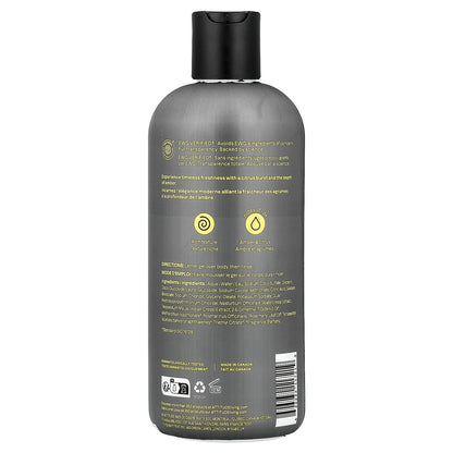 ATTITUDE, Super Leaves™, Shower Gel, For Men, Amber & Citrus, 14 fl oz (415 ml)