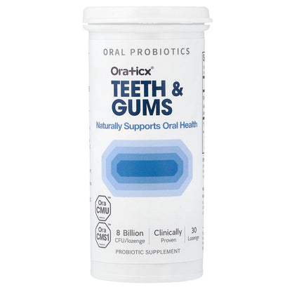 Oraticx, Teeth & Gums, Oral Probiotics, Grape, 30 Lozenges