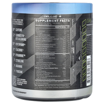C4 / Cellucor, C4 Ultimate, Pre-Workout, Icy Blue Razz, 14.1 oz (400 g)