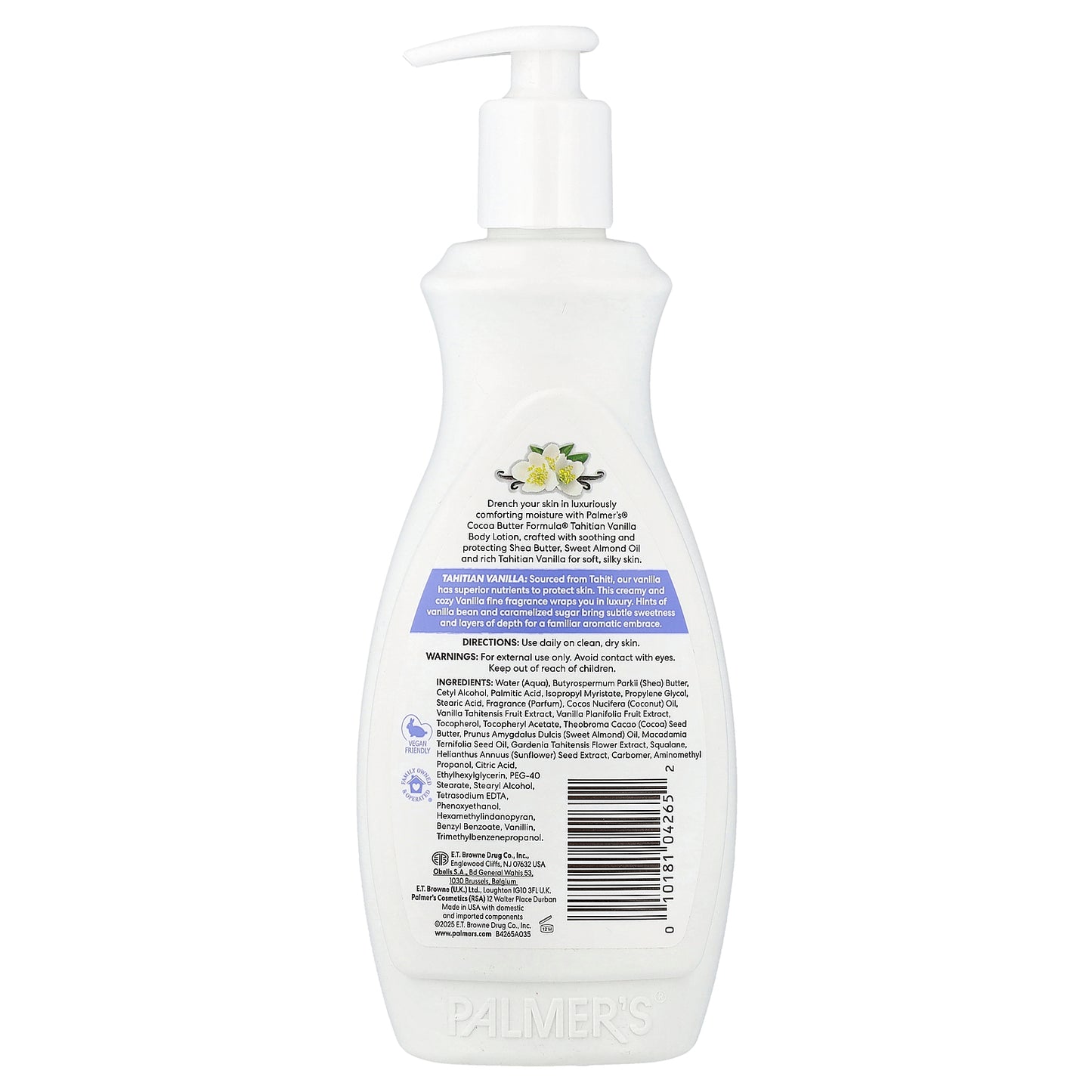 Palmer's, Cocoa Butter Formula® with Vitamin E, Daily Body Lotion, Tahitian Vanilla, 13.5 fl oz (400 ml)