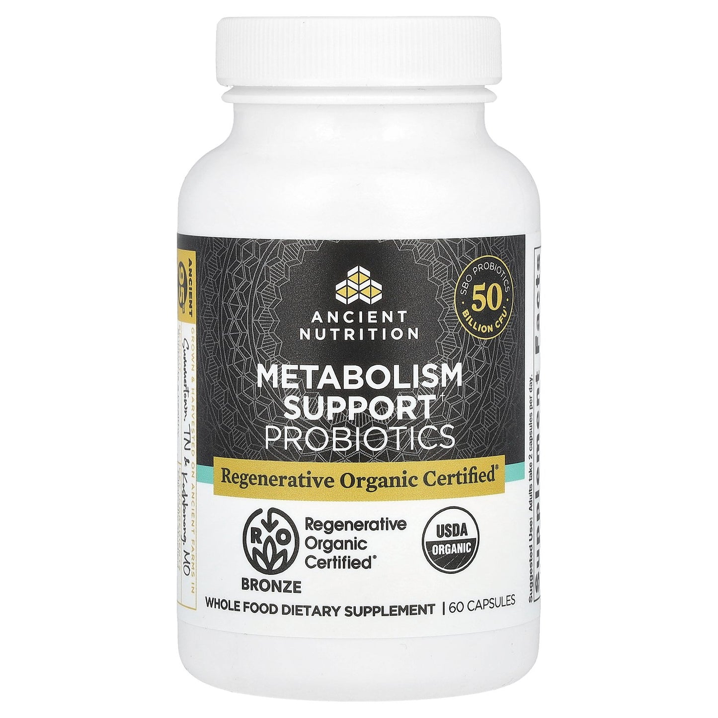 Ancient Nutrition, Metabolism Support Probiotics, 60 Capsules