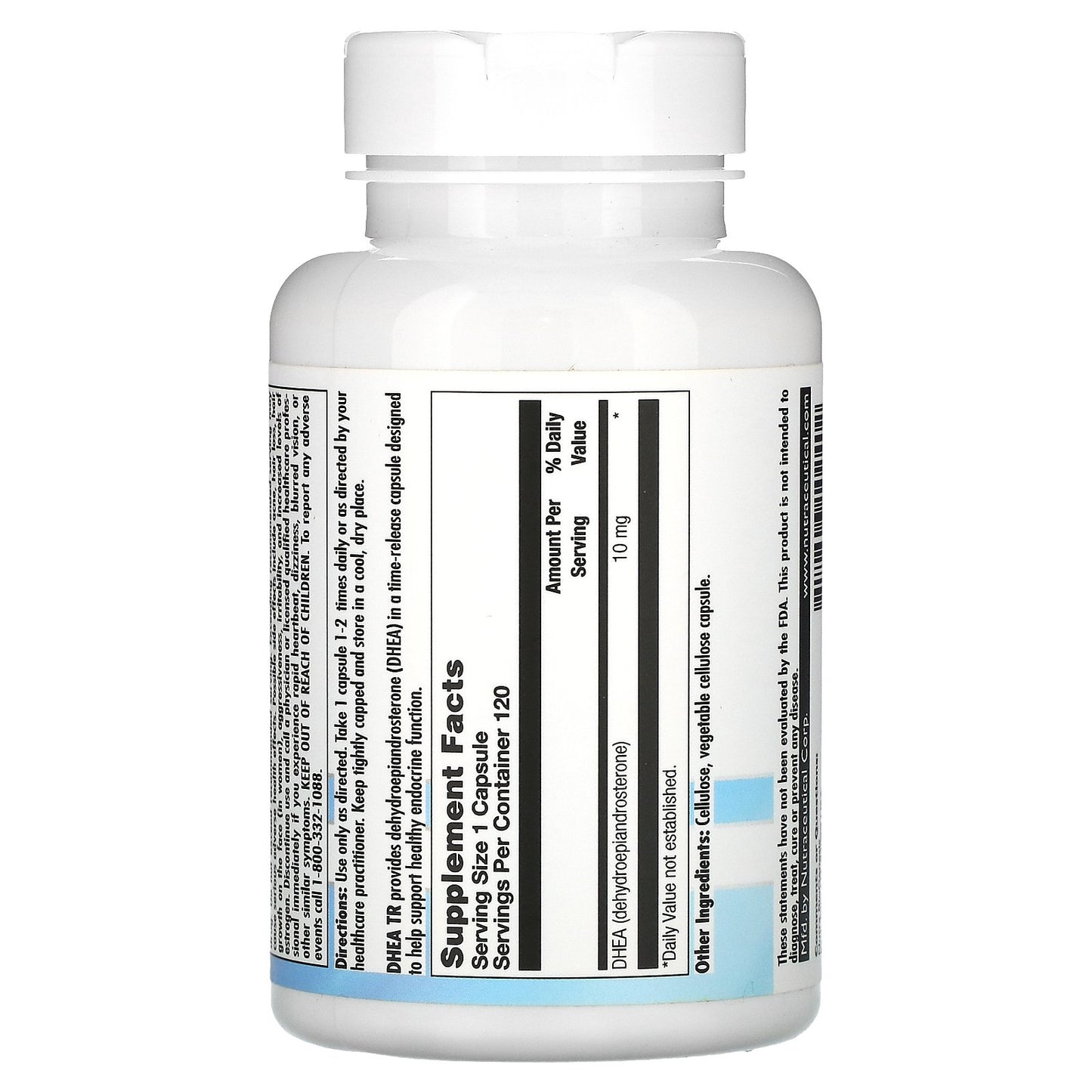 Nutra BioGenesis, DHEA TR, 120 Capsules