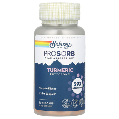 Solaray, Turmeric Phytosome, 500 mg, 30 Vegcaps