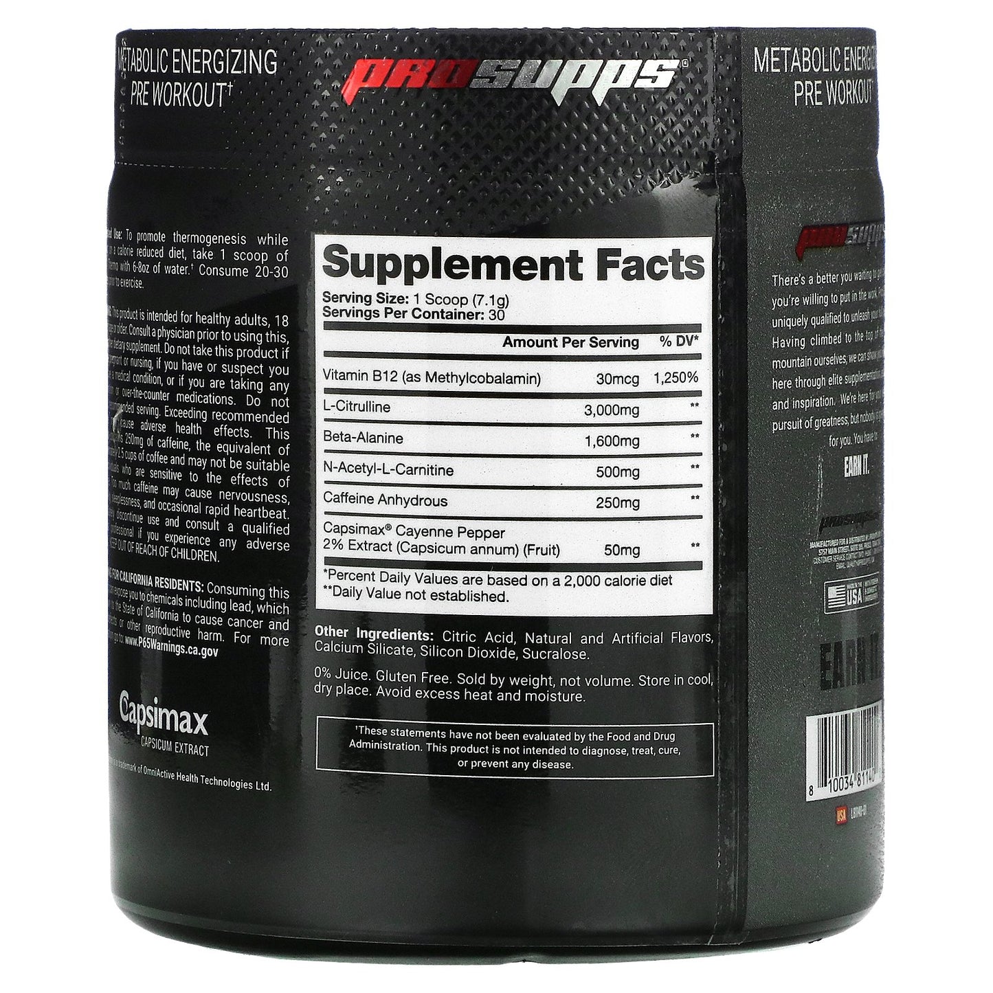 ProSupps, Hyde Thermo, Metabolic Energizing Pre Workout, Molten Mango, 7.51 oz (213 g)