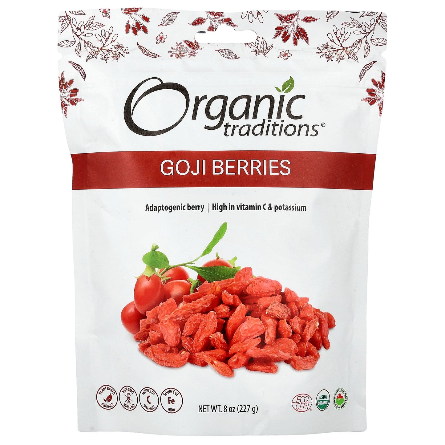 Organic Traditions, Goji Berries, 8 oz (227 g)