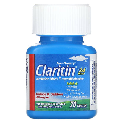 Non-Drowsy, Claritin, 10 mg, 70 Tablets