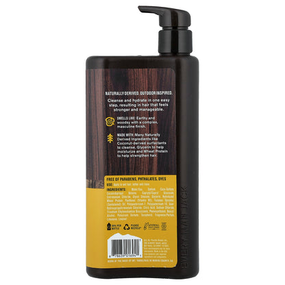 Every Man Jack, 2 In 1 Shampoo + Conditioner, Sandalwood, 16 fl oz (473 ml)