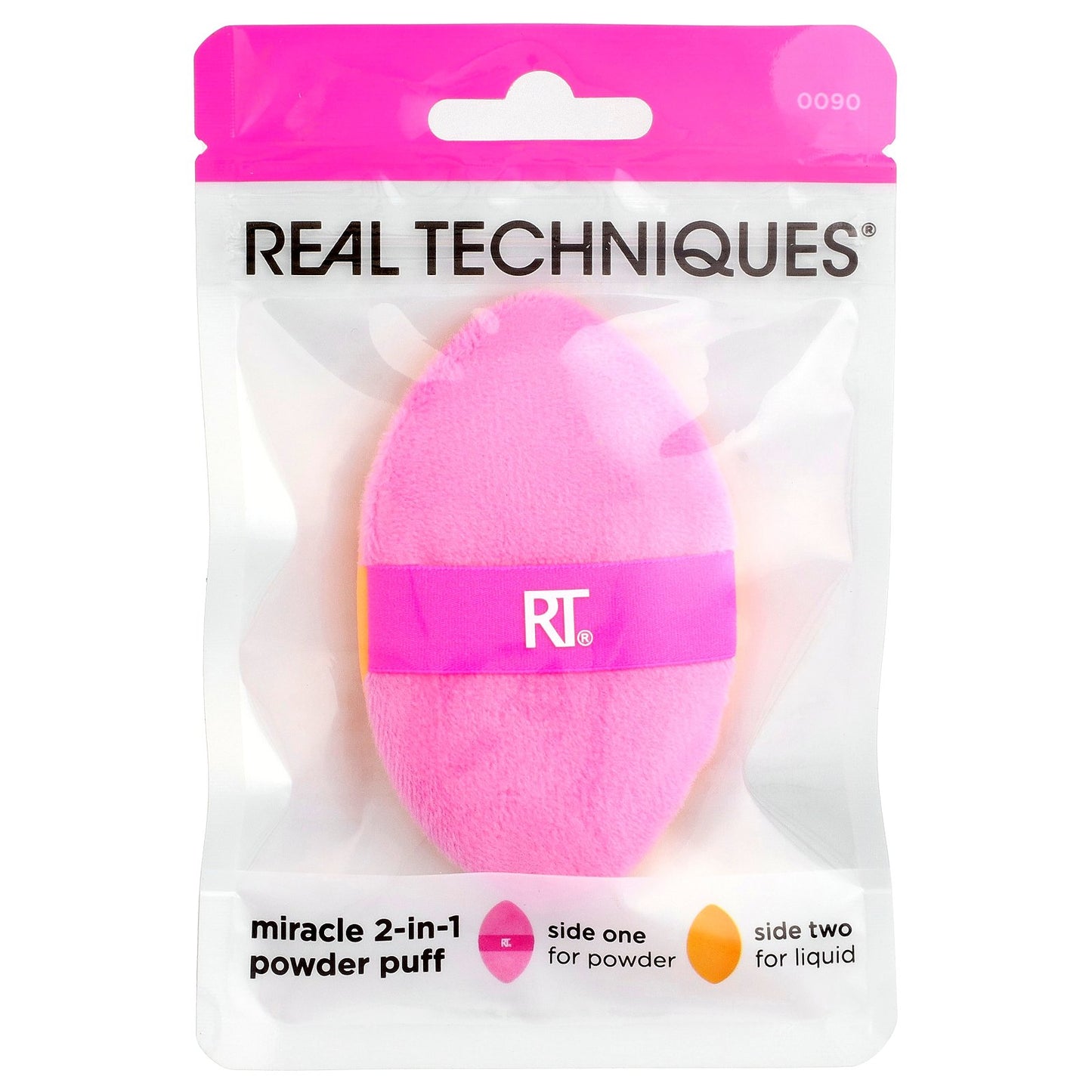 Real Techniques, Miracle 2-in-1 Powder Puff, 1 Sponge