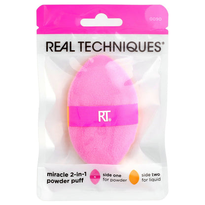 Real Techniques, Miracle 2-in-1 Powder Puff, 1 Sponge
