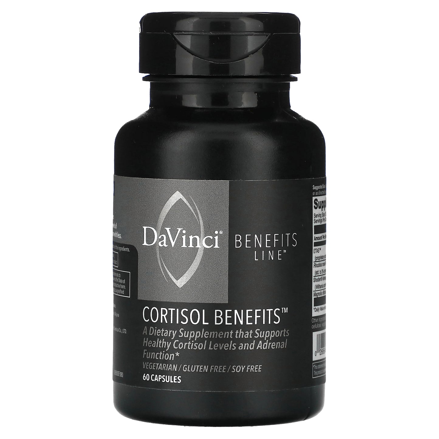 DaVinci Laboratories, Benefits Line, Cortisol Benefits, 60 Capsules