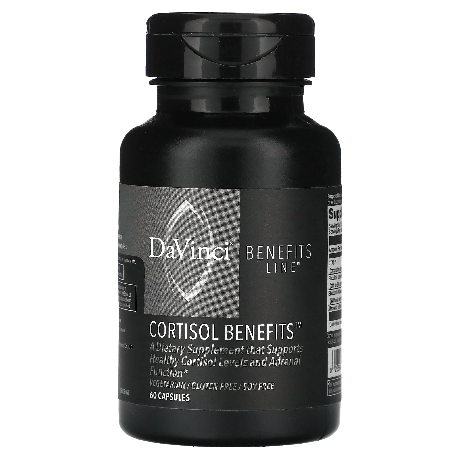 DaVinci Laboratories, Benefits Line, Cortisol Benefits, 60 Capsules