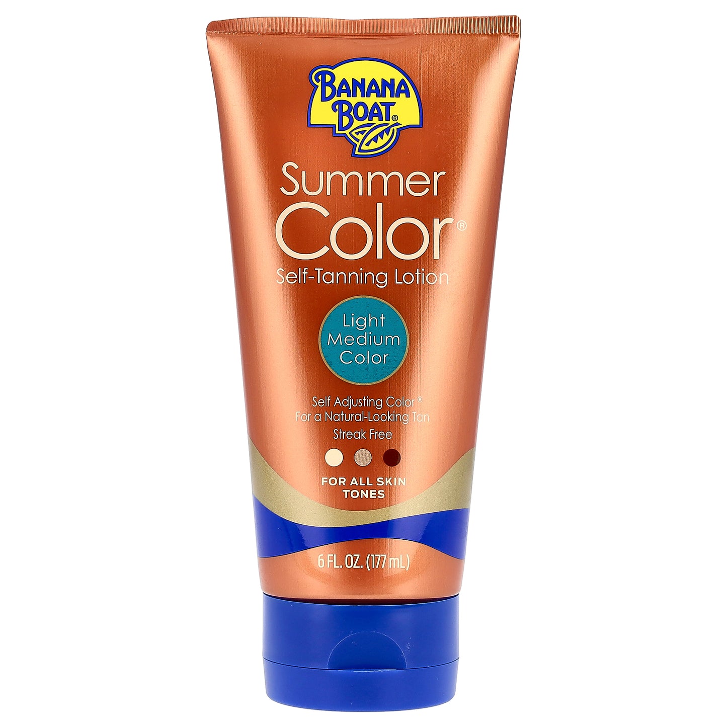 Banana Boat, Summer Color®, Self Tanning Lotion, Light Medium Color, 6 fl oz (177 ml)