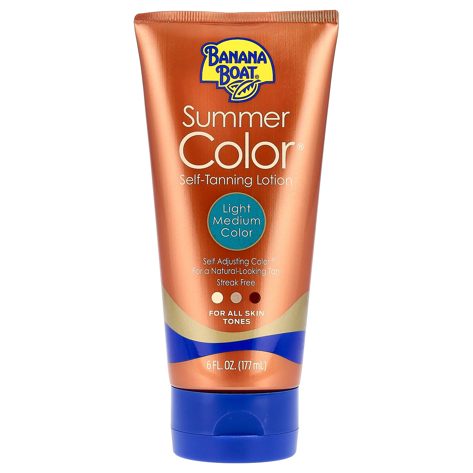 Banana Boat, Summer Color®, Self Tanning Lotion, Light Medium Color, 6 fl oz (177 ml)