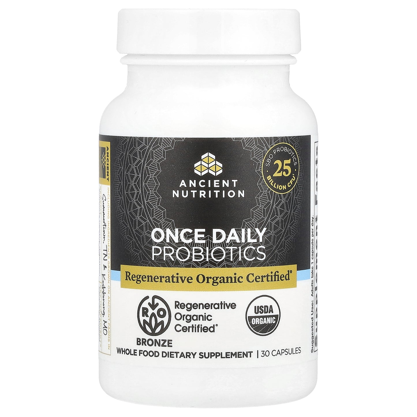 Ancient Nutrition, Once Daily Probiotics, 30 Capsules