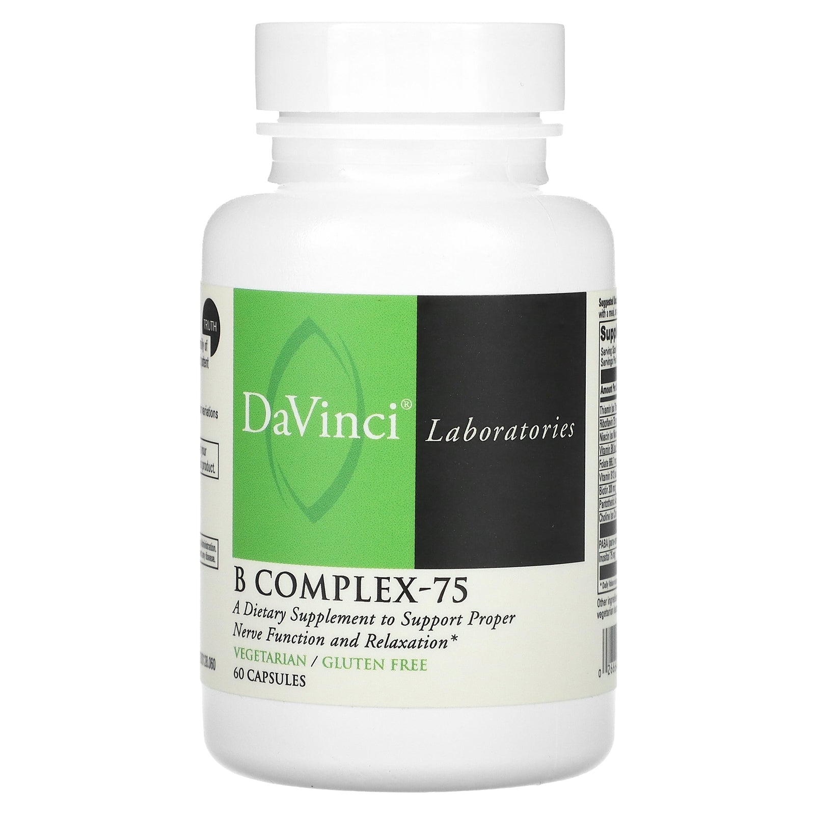 DaVinci Laboratories, B Complex-75, 60 Capsules