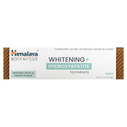 Himalaya, Whitening + Hydroxyapatite Toothpaste, Mint, 4 oz (113 g)