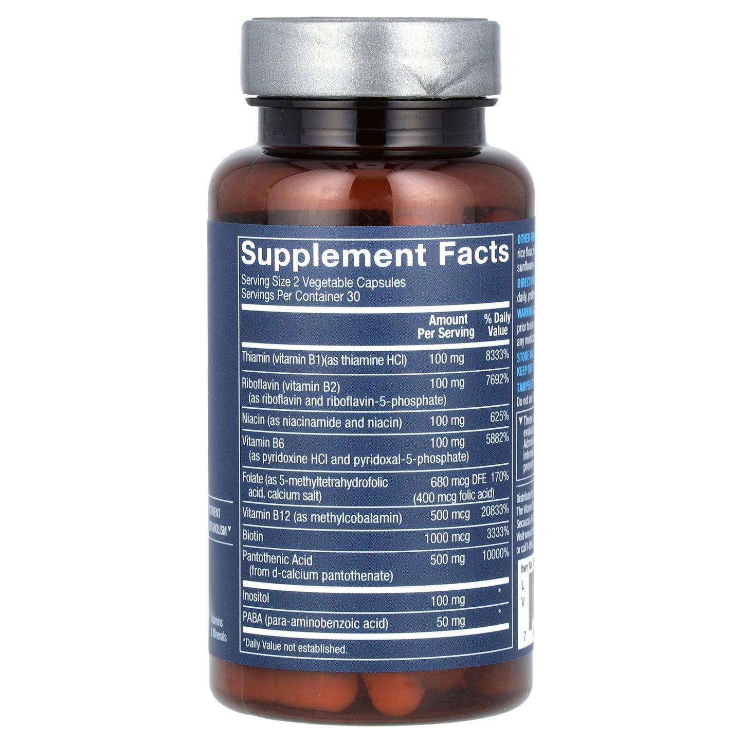 Vthrive, Bioactive B-Complex, 60 Vegetable Capsules