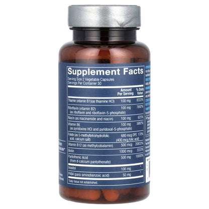 Vthrive, Bioactive B-Complex, 60 Vegetable Capsules