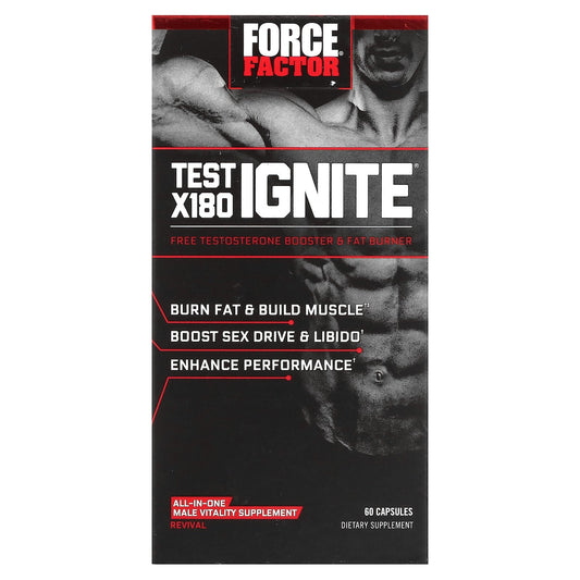 Force Factor, Test X180 Ignite®, 60 Capsules