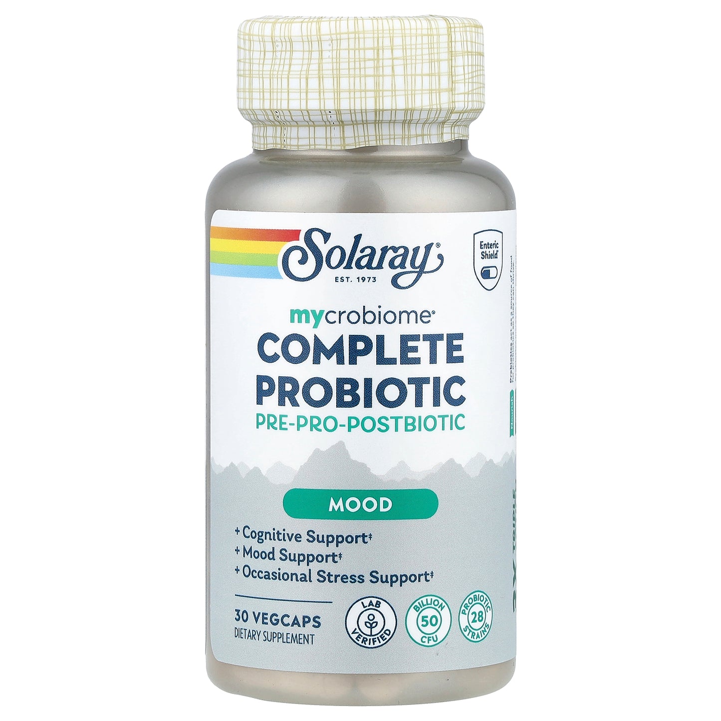 Solaray, Mycrobiome®, Complete Probiotic, Mood, 30 VegCaps