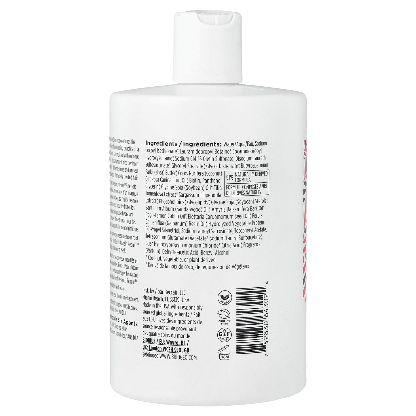 Briogeo, Don't Despair, Repair!™, Super Moisture Shampoo, 16 fl oz (473 ml)