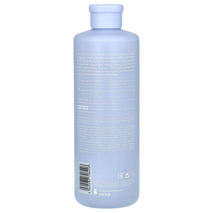 Lee Stafford, Bleach Blondes, Ice White Shampoo, For Bleached, Highlighted & Naturally Dark Blonde Hair, 16.9 fl oz (500 ml)