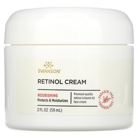 Swanson, Retinol Cream, 2 fl oz (59 ml)