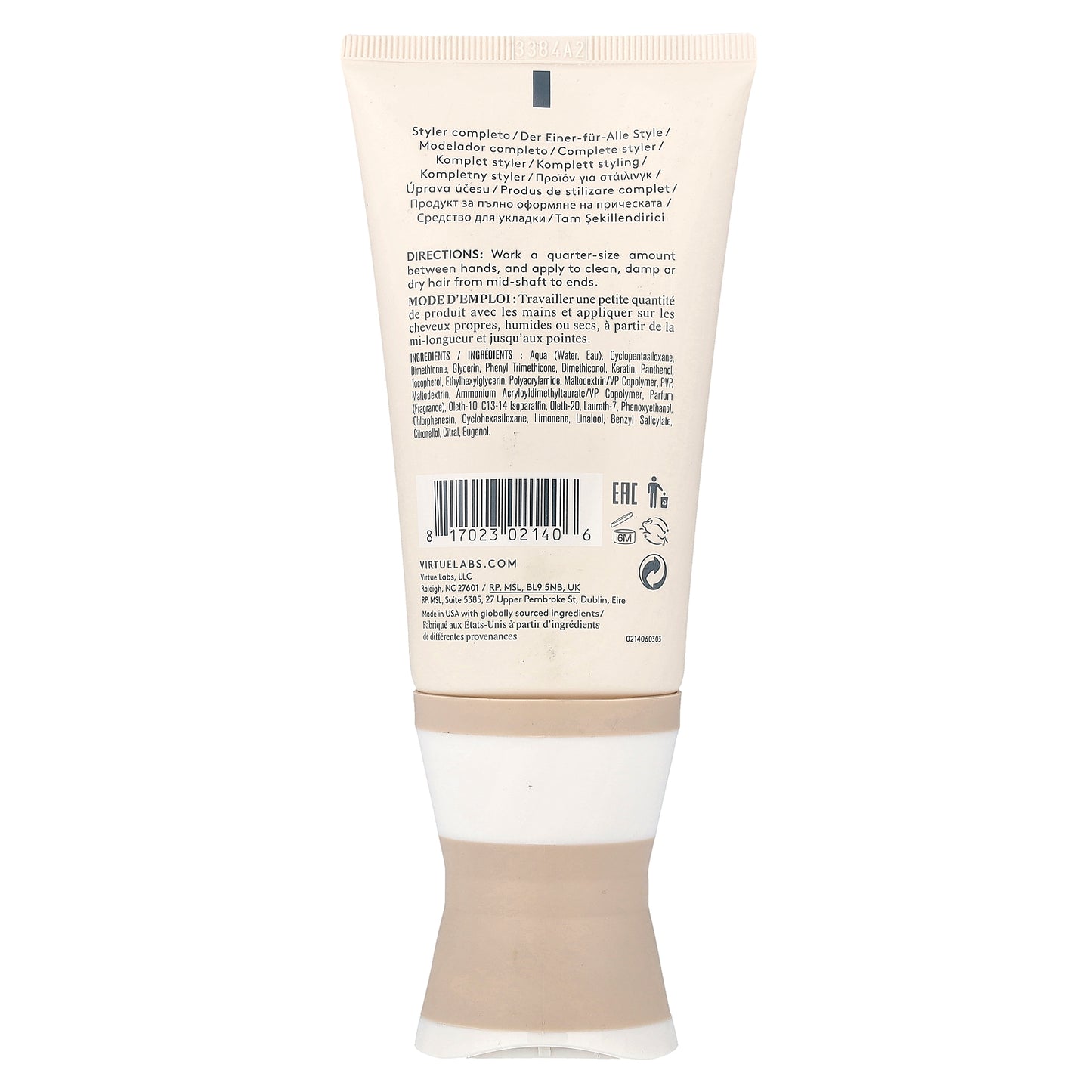 Virtue Labs, Create, 6-in-1 Styler, 4 fl oz (120 ml)