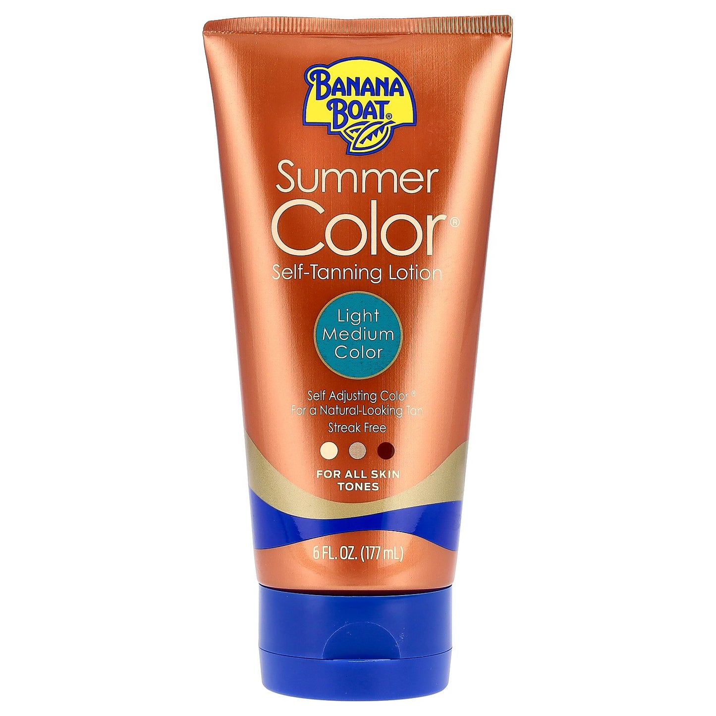 Banana Boat, Summer Color®, Self Tanning Lotion, Light Medium Color, 6 fl oz (177 ml)