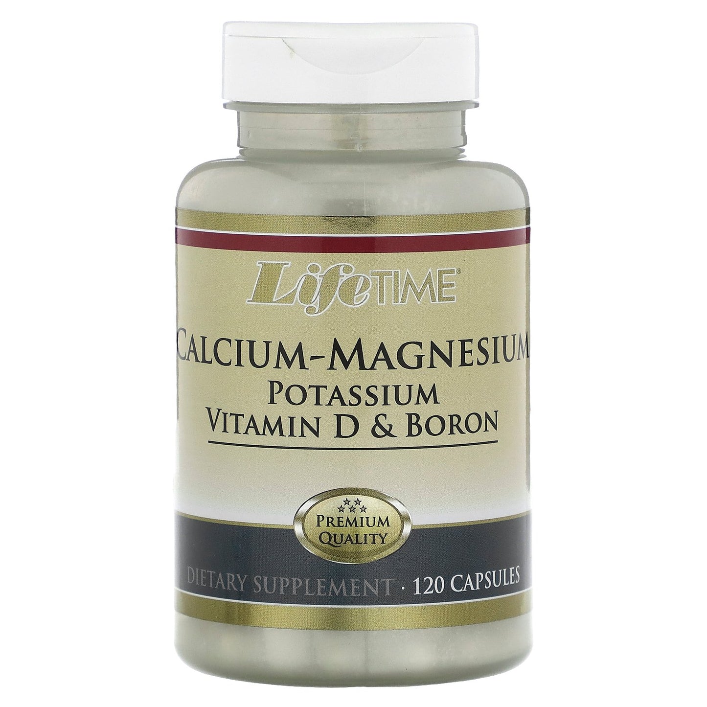 LifeTime Vitamins, Calcium-Magnesium, Potassium, Vitamin D & Boron, 120 Capsules