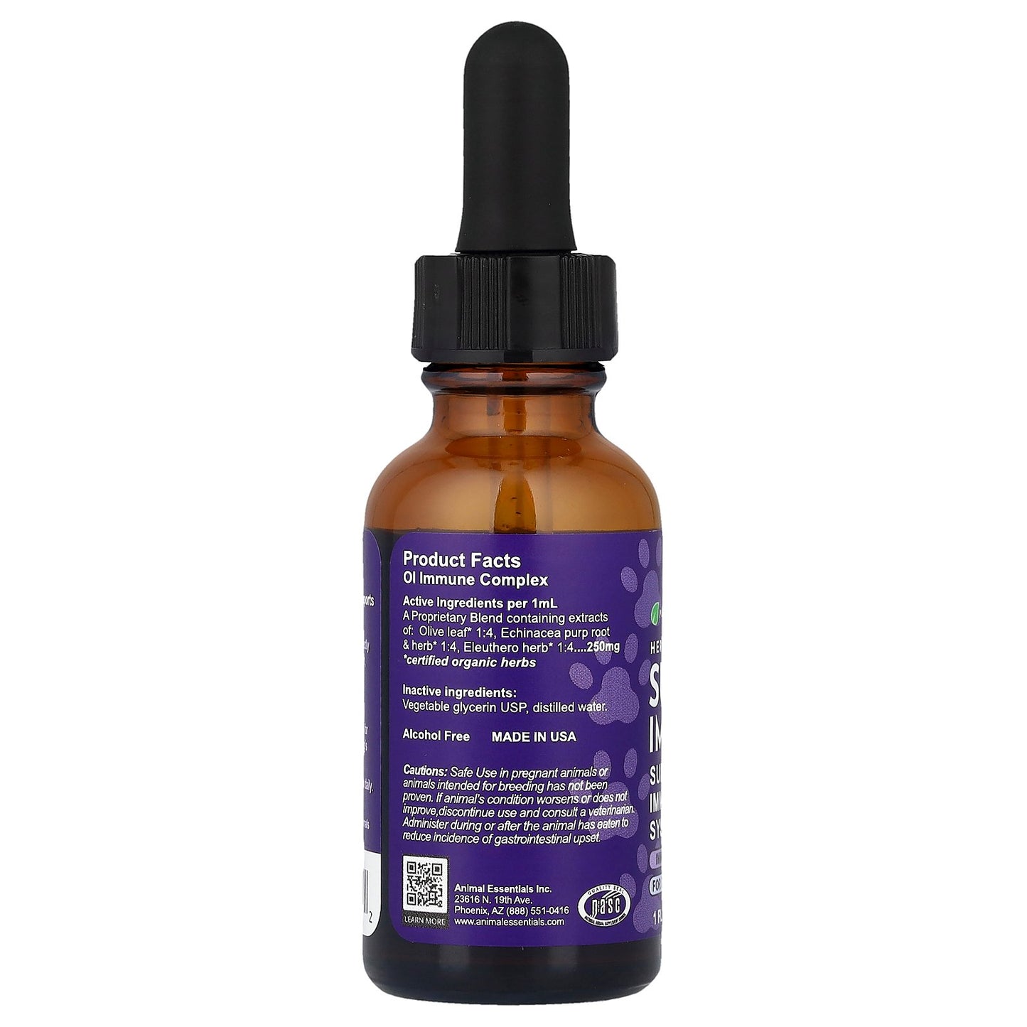 Animal Essentials, Super Immune, For Dogs & Cats, 1 fl oz (30 ml)