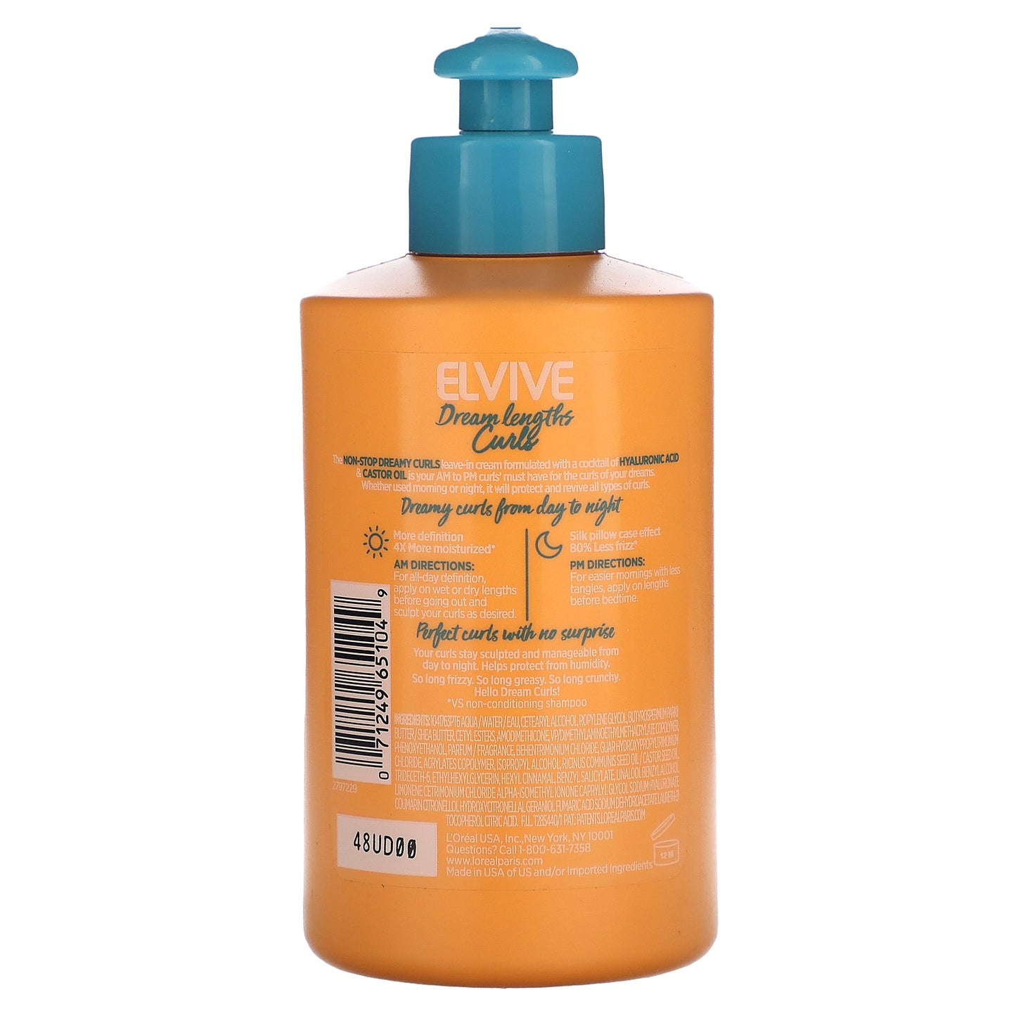 L'Oréal, Elvive, Dream Lengths Curls, Leave-In Cream, 10.2 fl oz (300 ml)