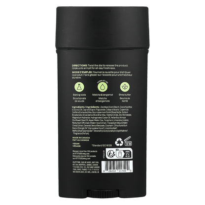 ATTITUDE, Super Leaves™, Aluminum-Free Deodorant, For Men, Matcha & Bergamot, 2.64 oz (75 g)